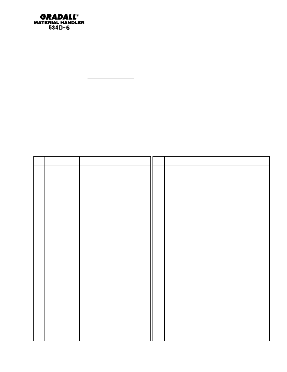 Gradall 534D-6T Parts Manual User Manual | Page 66 / 258