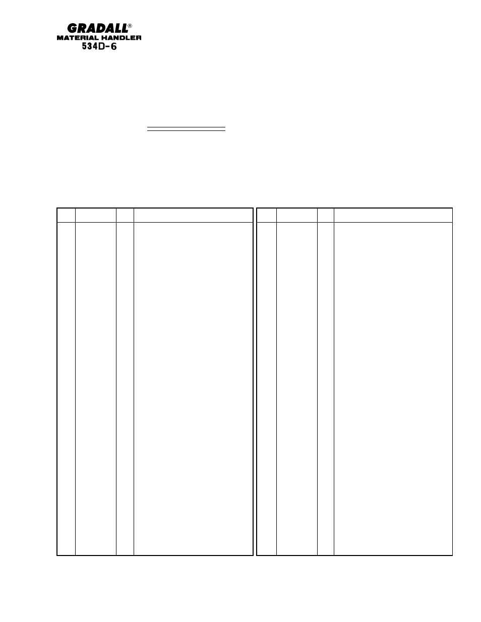 Gradall 534D-6T Parts Manual User Manual | Page 68 / 258