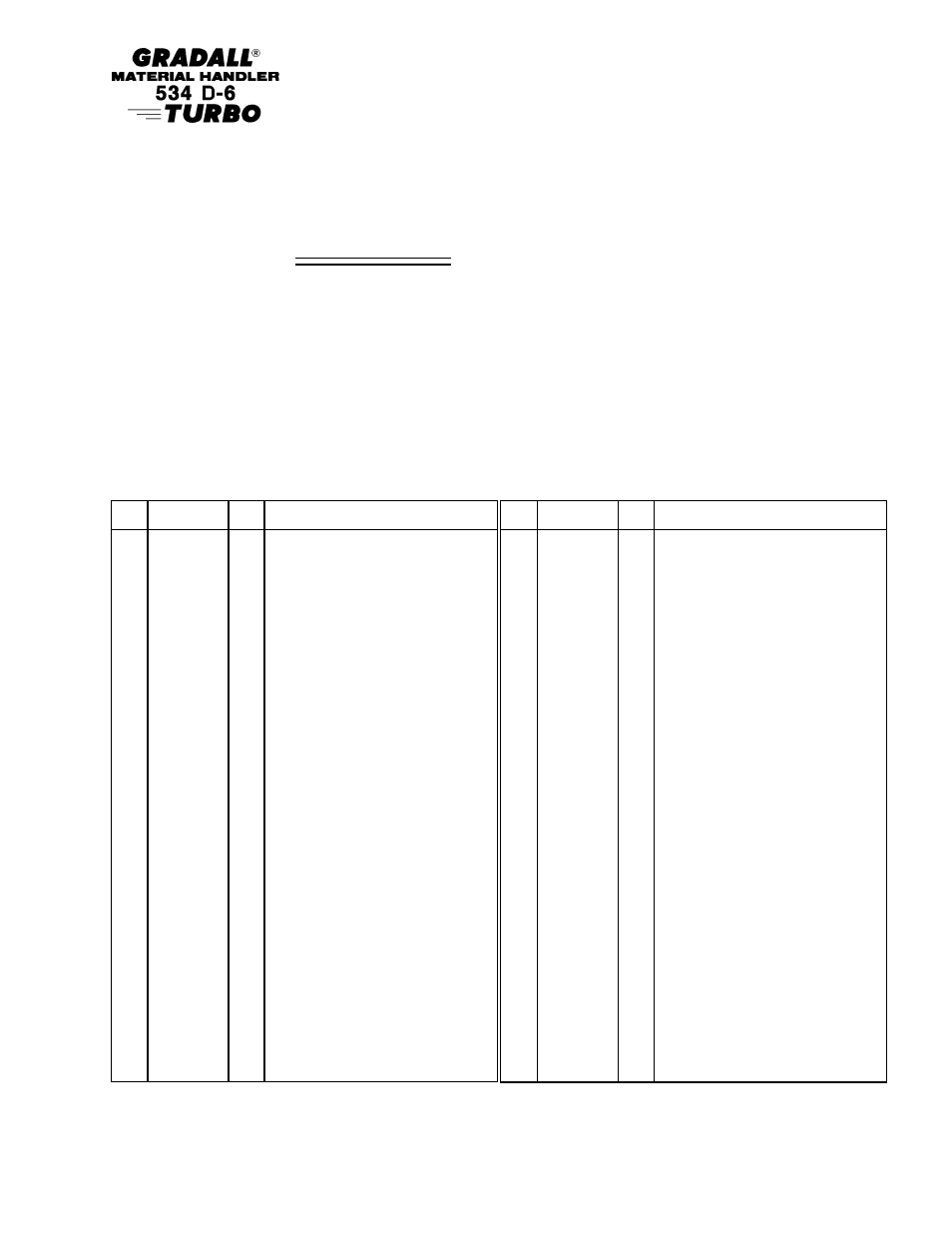 Gradall 534D-6T Parts Manual User Manual | Page 72 / 258