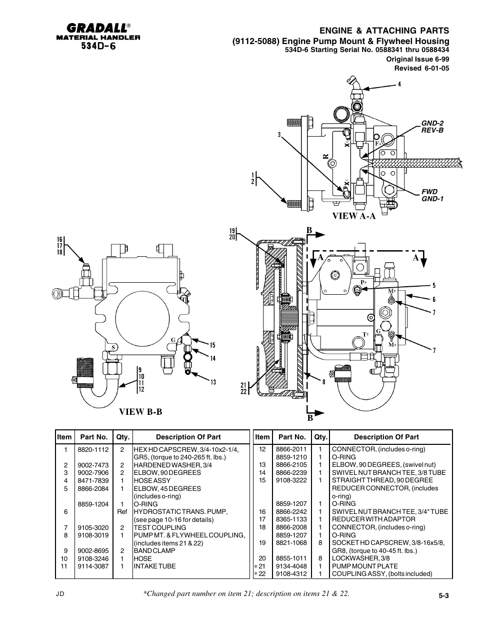 Gradall 534D-6T Parts Manual User Manual | Page 76 / 258