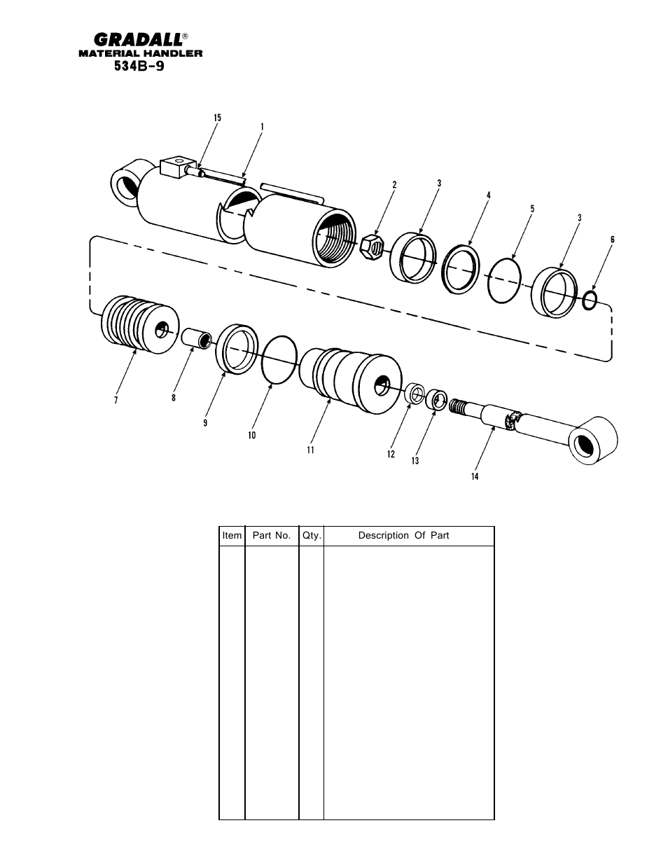 Gradall 534B-9 Parts Manual User Manual | Page 115 / 192