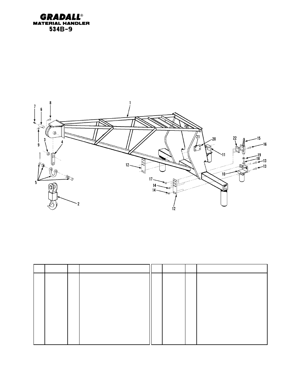 Gradall 534B-9 Parts Manual User Manual | Page 45 / 192