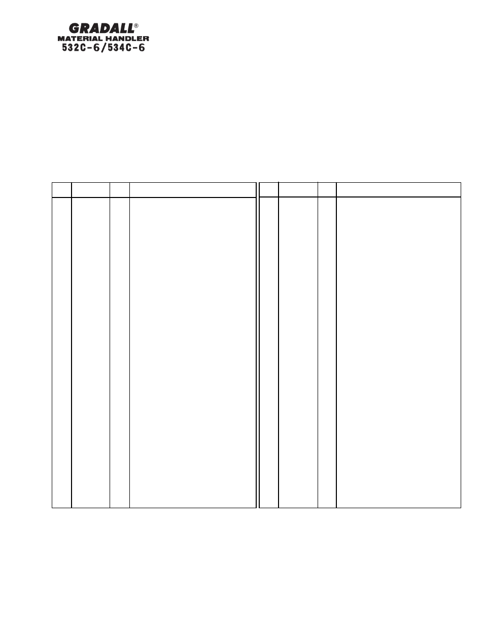 Gradall 534C-6 Parts Manual User Manual | Page 110 / 380
