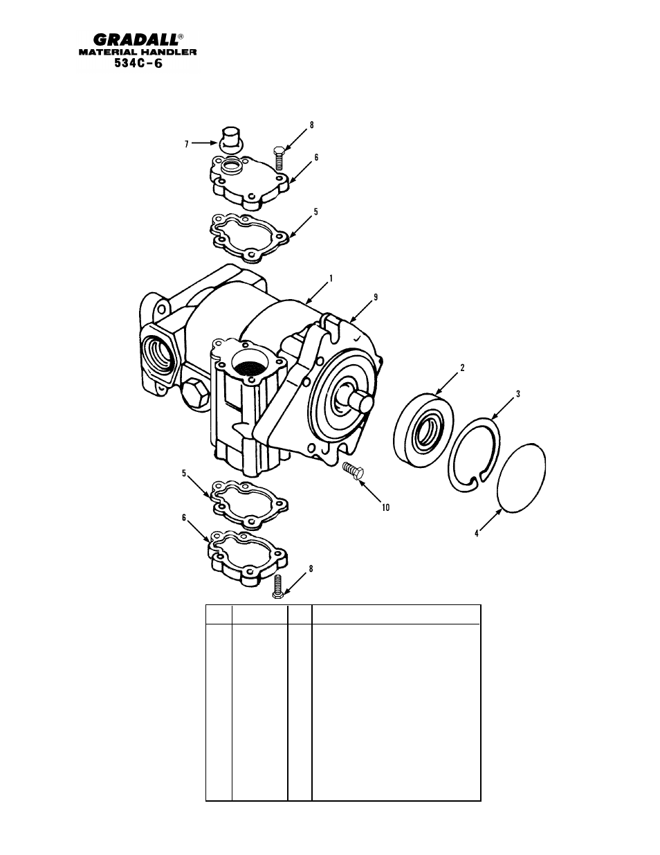 Gradall 534C-6 Parts Manual User Manual | Page 222 / 380