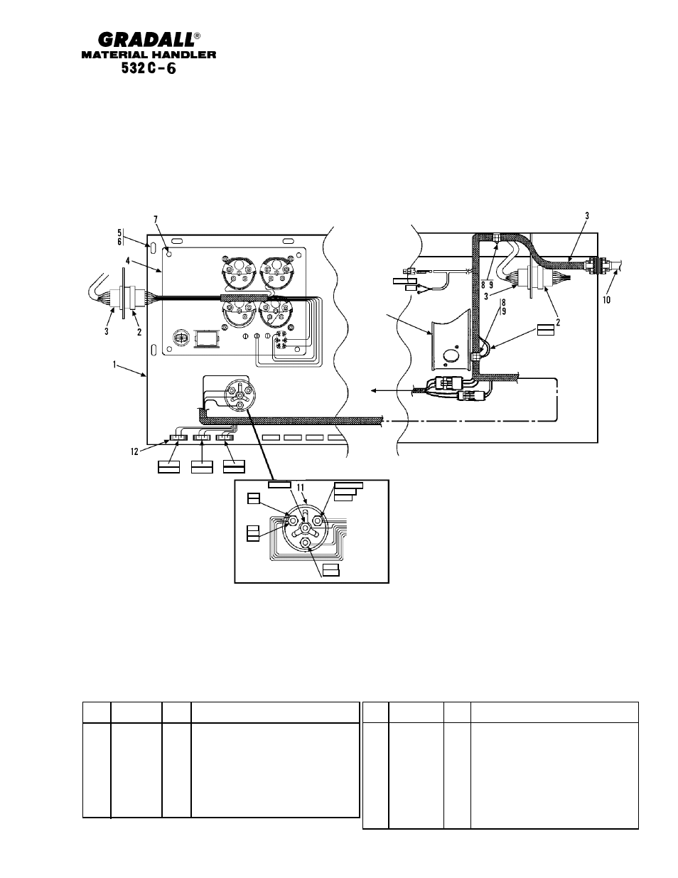 Electrical dash panel | Gradall 534C-6 Parts Manual User Manual | Page 259 / 380
