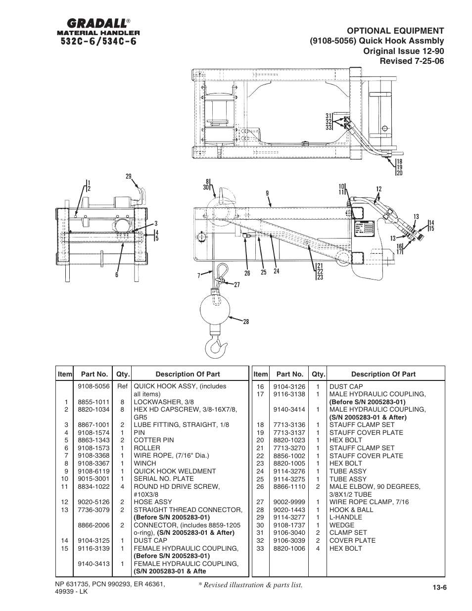 Gradall 534C-6 Parts Manual User Manual | Page 303 / 380