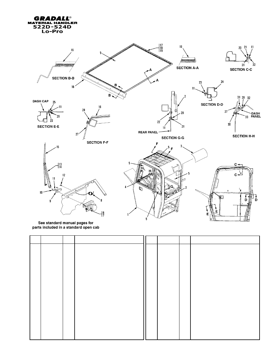 Section 13 optional equipment | Gradall 524D LoPro User Manual | Page 133 / 166