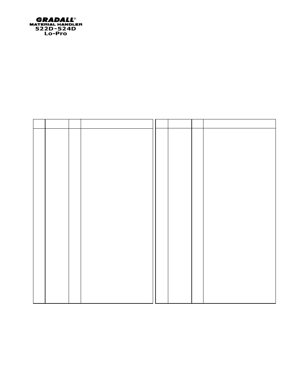 Gradall 524D LoPro User Manual | Page 135 / 166