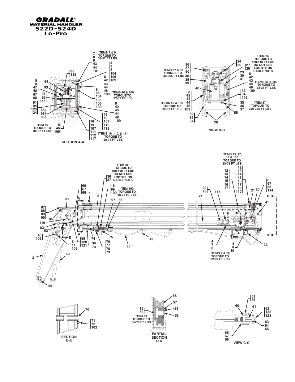 Gradall 524D LoPro User Manual | Page 152 / 166