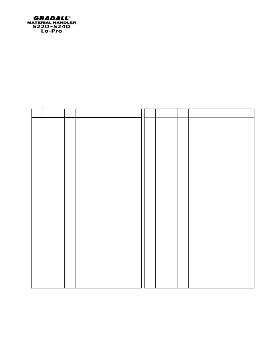 Gradall 524D LoPro User Manual | Page 153 / 166