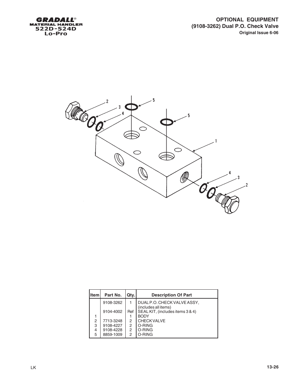 Gradall 524D LoPro User Manual | Page 164 / 166