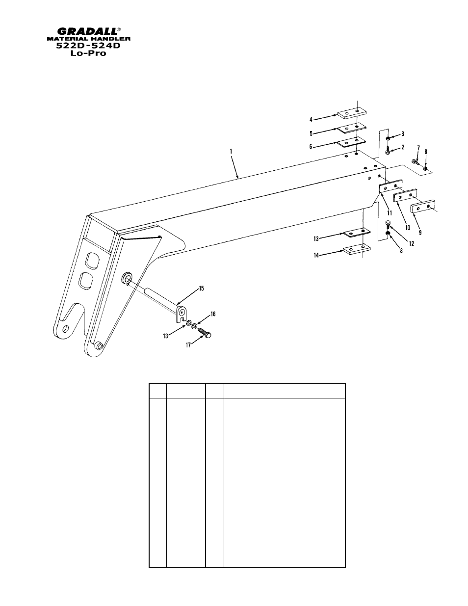 Gradall 524D LoPro User Manual | Page 32 / 166