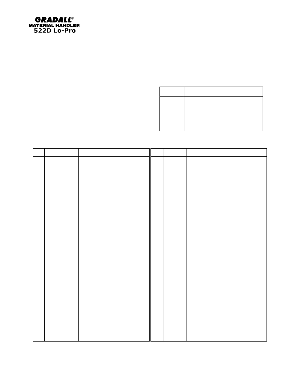 Gradall 524D LoPro User Manual | Page 48 / 166