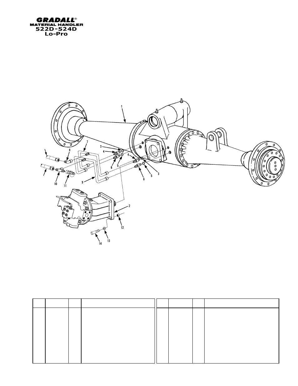 Section 6 drive train | Gradall 524D LoPro User Manual | Page 63 / 166