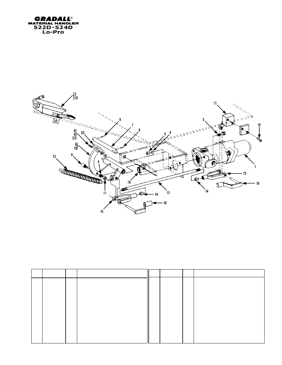 Controls brake & inching linkage | Gradall 524D LoPro User Manual | Page 76 / 166