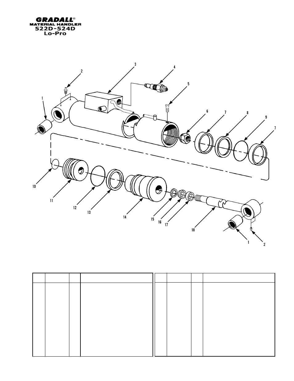 Section 10 hydraulic components | Gradall 524D LoPro User Manual | Page 93 / 166