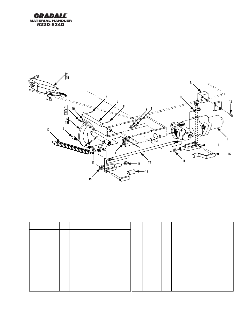 Controls brake & inching linkage | Gradall 524D User Manual | Page 102 / 225