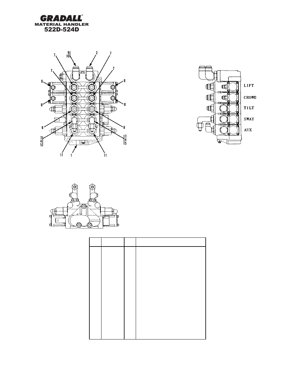 Gradall 524D User Manual | Page 181 / 225