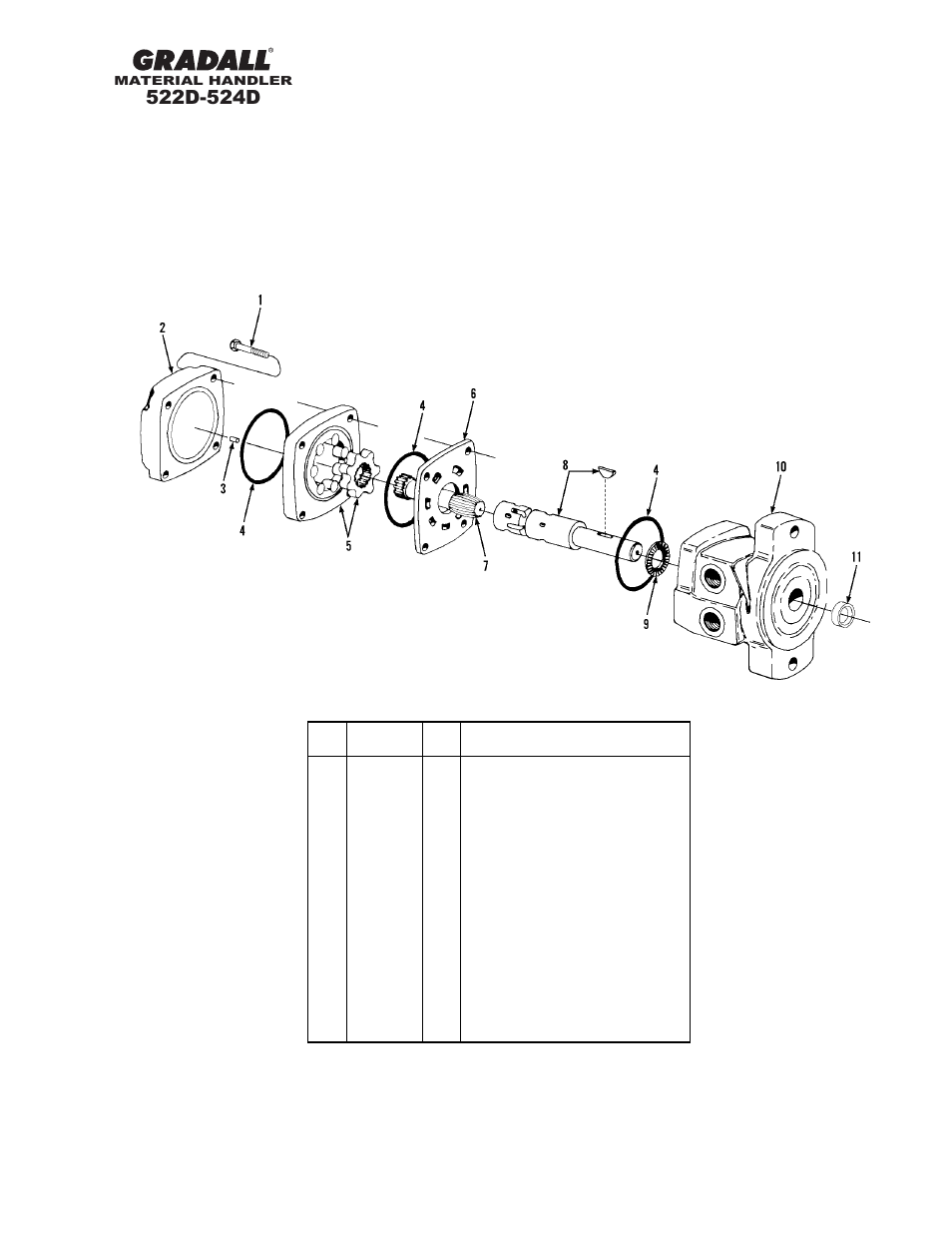 Gradall 524D User Manual | Page 217 / 225