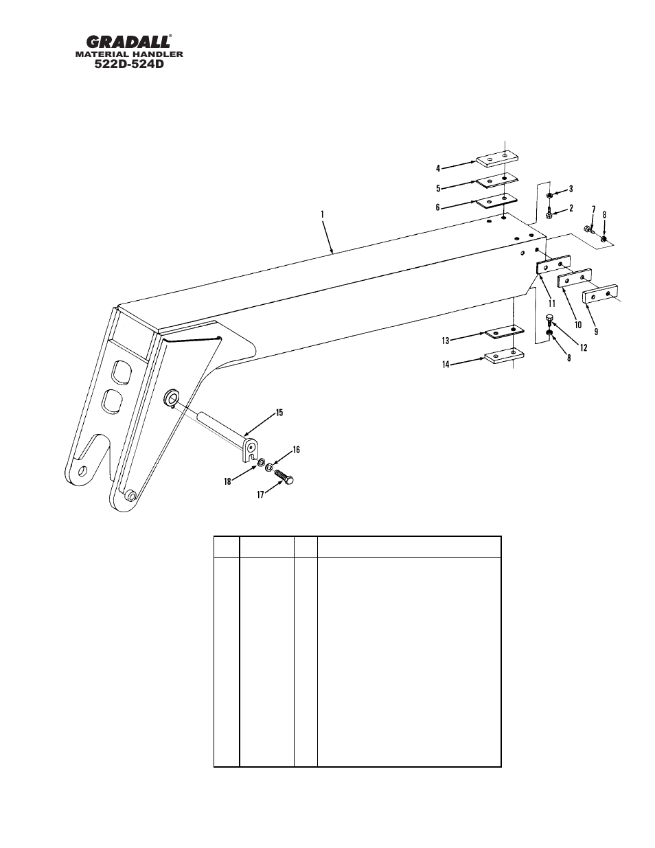 Gradall 524D User Manual | Page 36 / 225