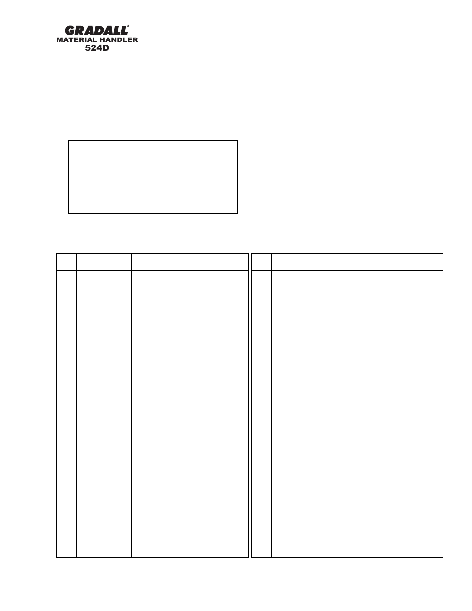 524d | Gradall 524D User Manual | Page 50 / 225