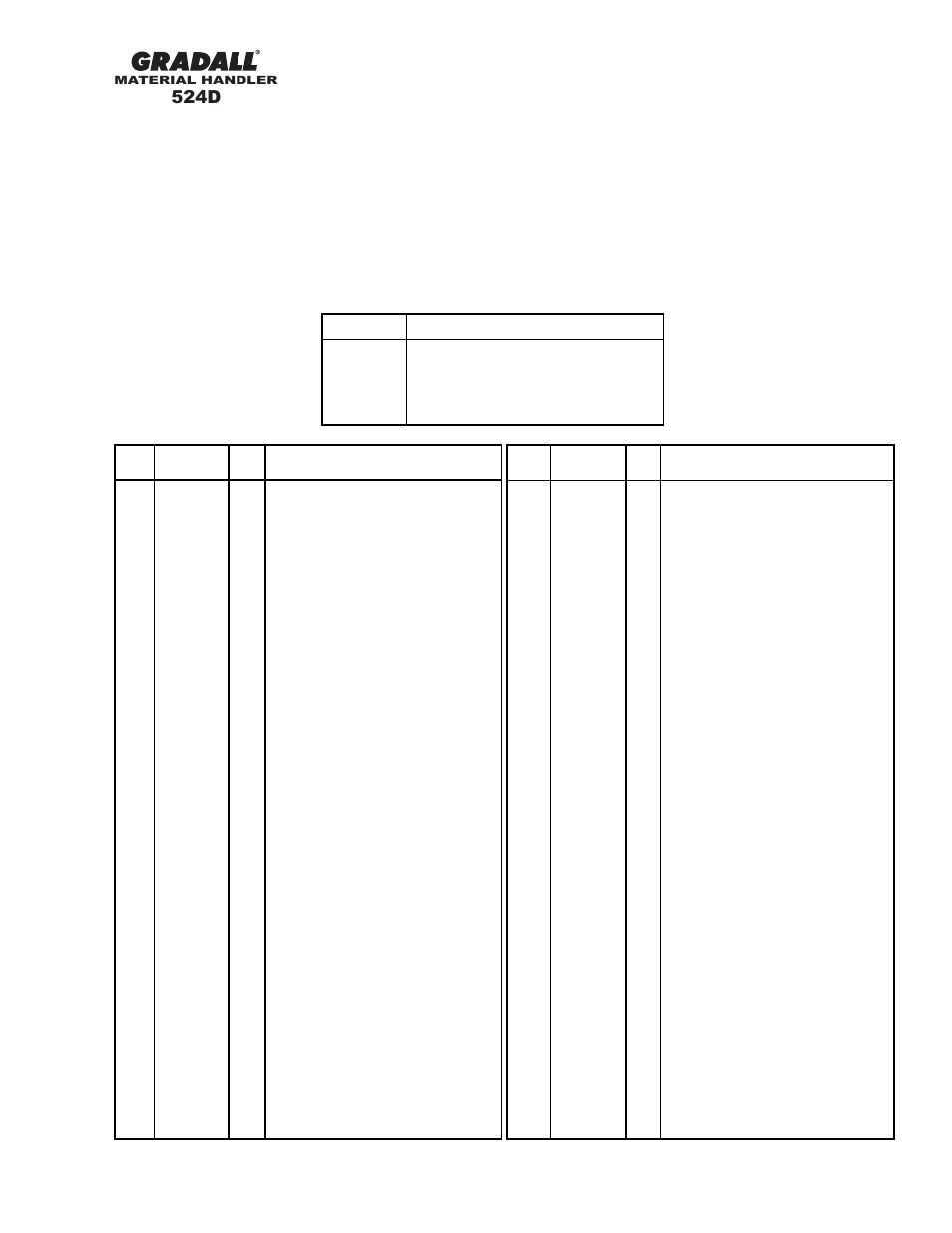 524d | Gradall 524D User Manual | Page 52 / 225