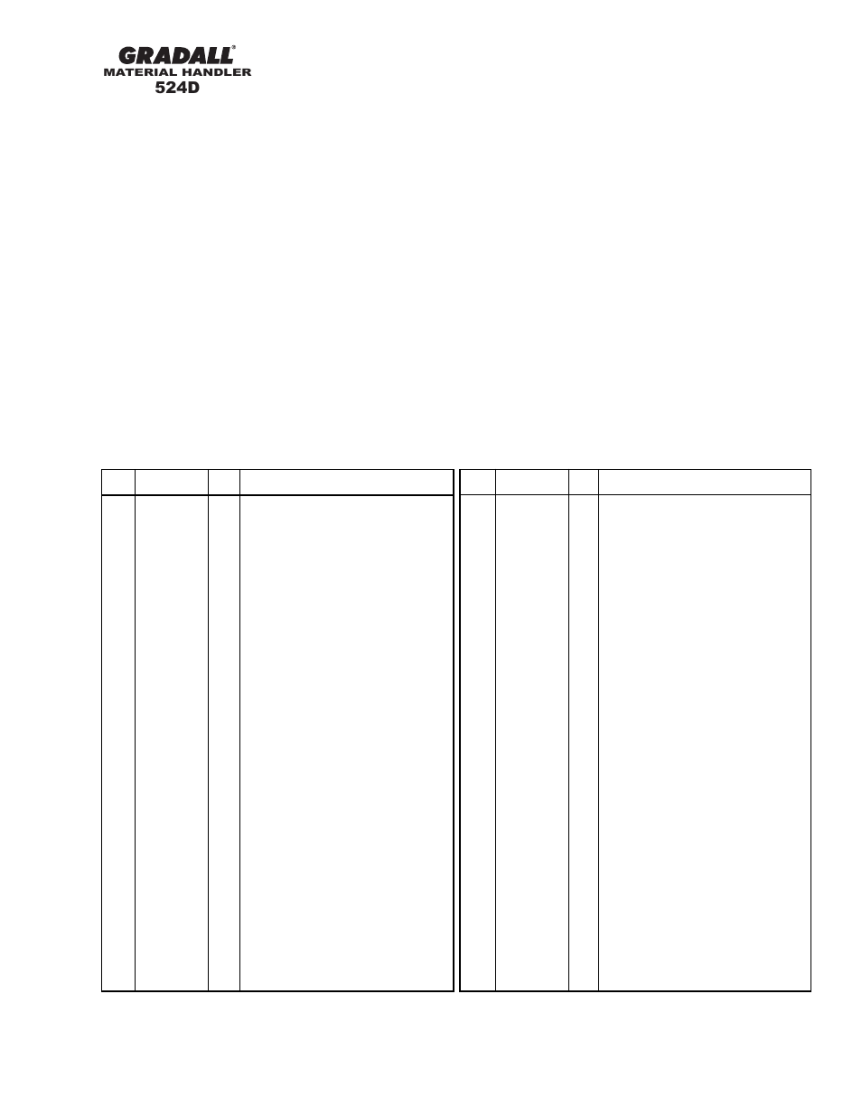 524d | Gradall 524D User Manual | Page 56 / 225