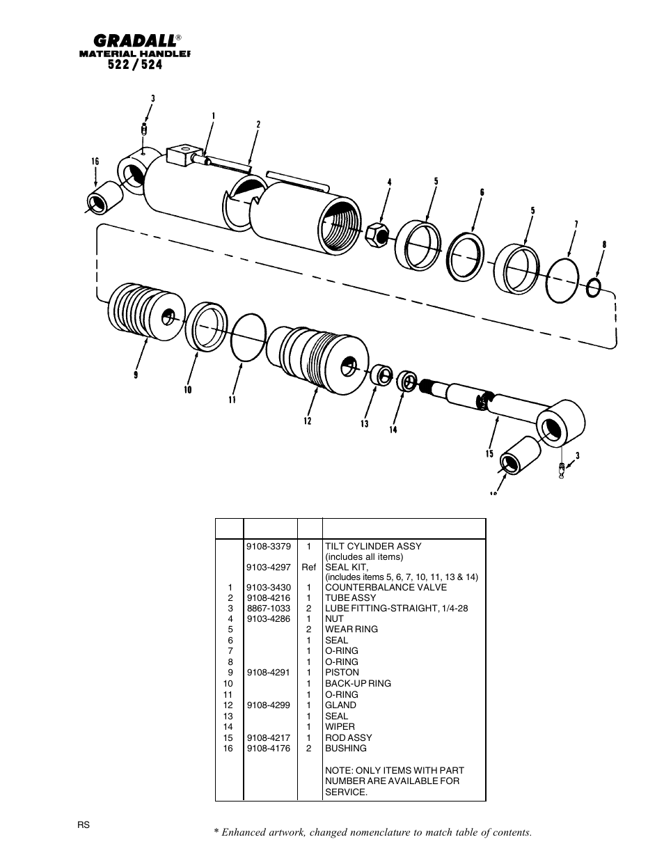 Gradall 524 Parts Manual User Manual | Page 161 / 312