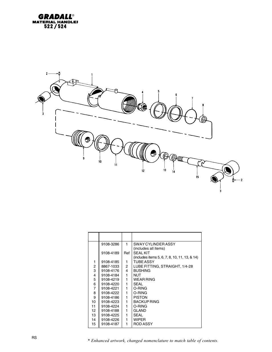 Gradall 524 Parts Manual User Manual | Page 164 / 312
