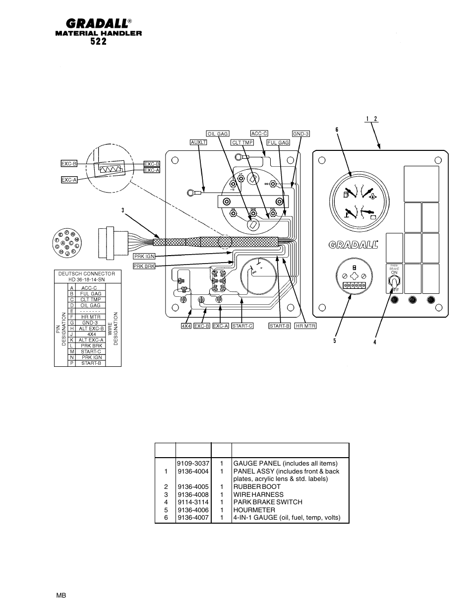 Gradall 524 Parts Manual User Manual | Page 214 / 312