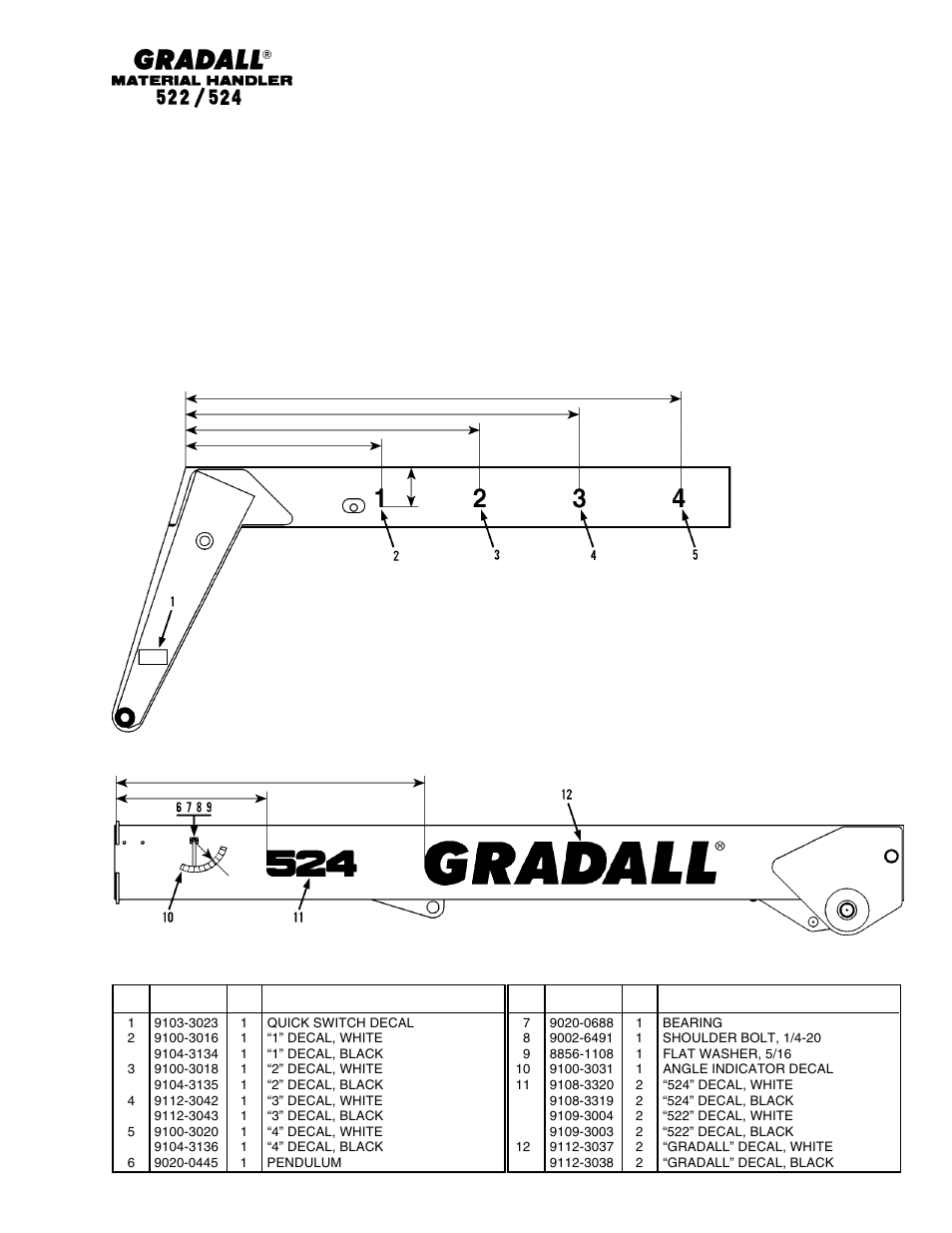 Gradall 524 Parts Manual User Manual | Page 227 / 312