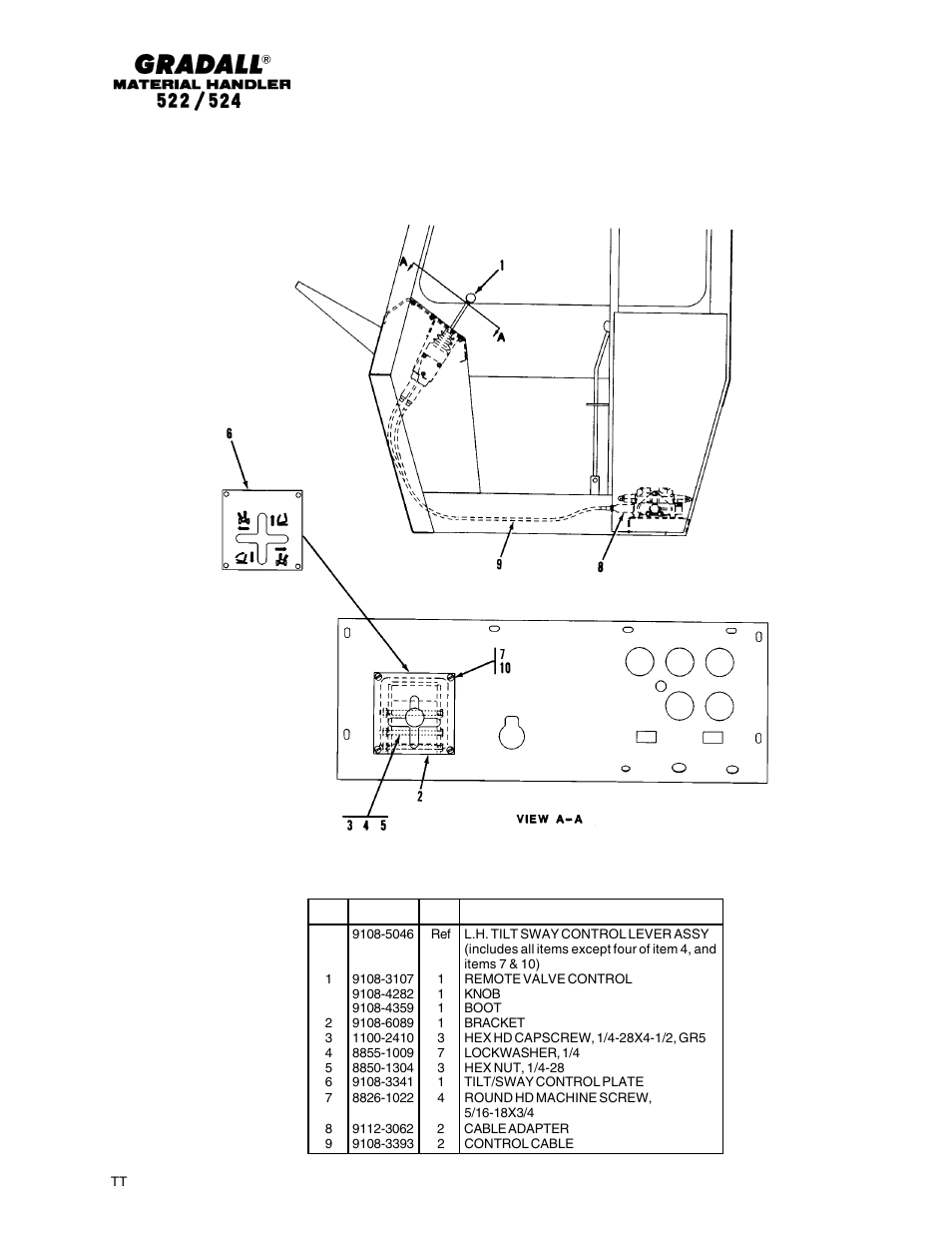 Gradall 524 Parts Manual User Manual | Page 235 / 312