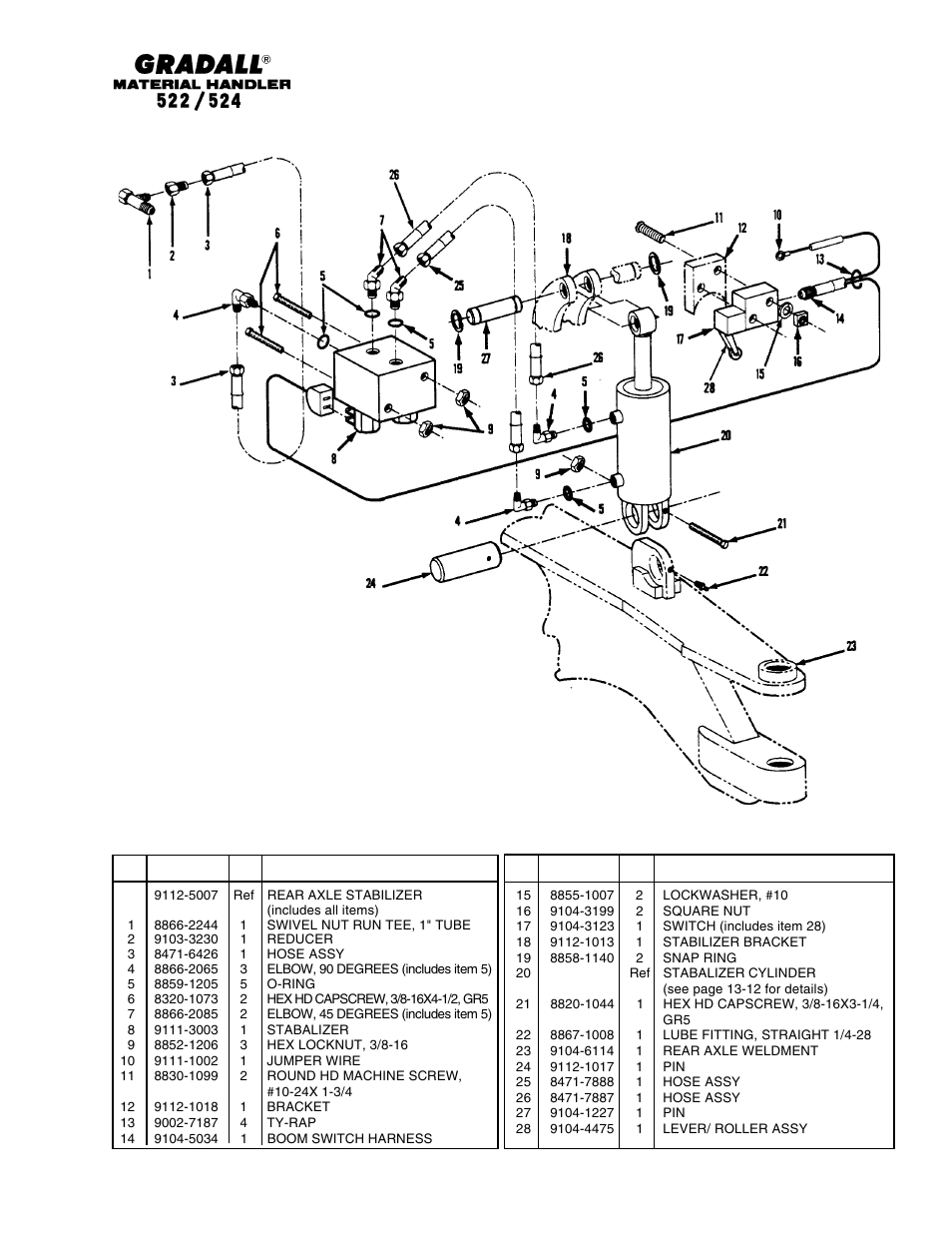 Gradall 524 Parts Manual User Manual | Page 256 / 312