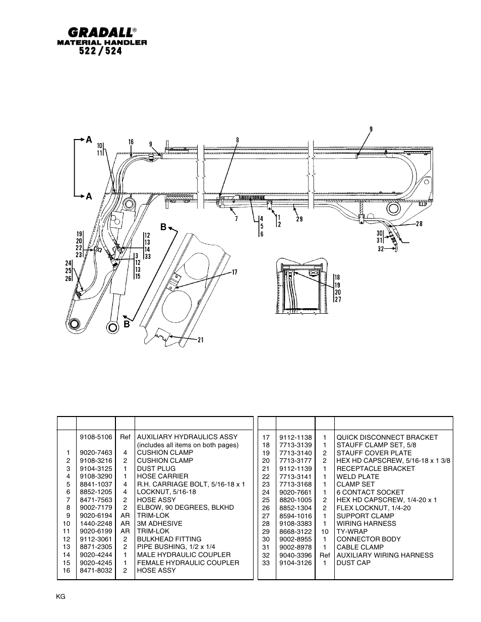 Gradall 524 Parts Manual User Manual | Page 262 / 312