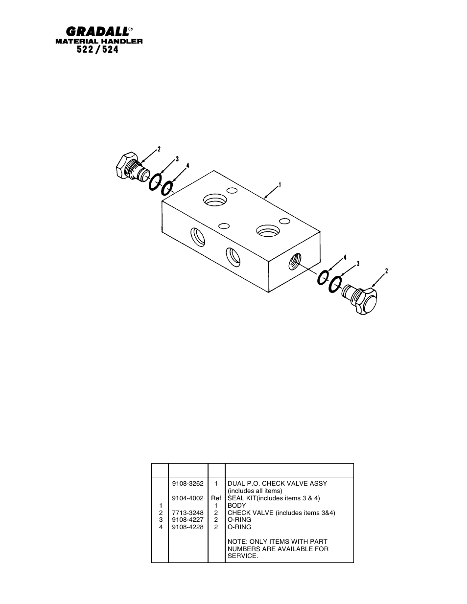 Gradall 524 Parts Manual User Manual | Page 269 / 312