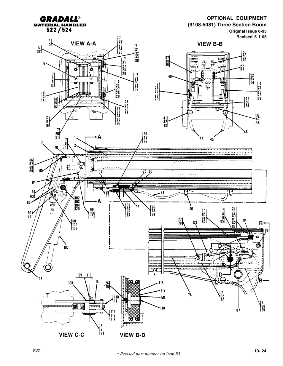 Gradall 524 Parts Manual User Manual | Page 285 / 312