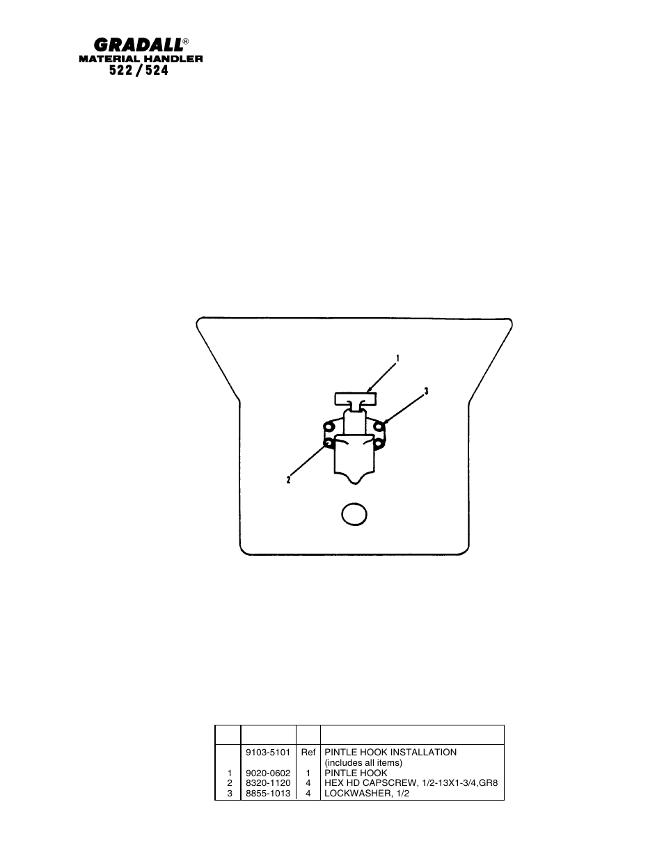 Gradall 524 Parts Manual User Manual | Page 290 / 312