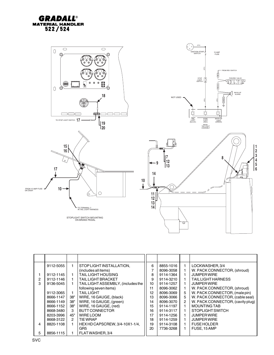 Gradall 524 Parts Manual User Manual | Page 310 / 312