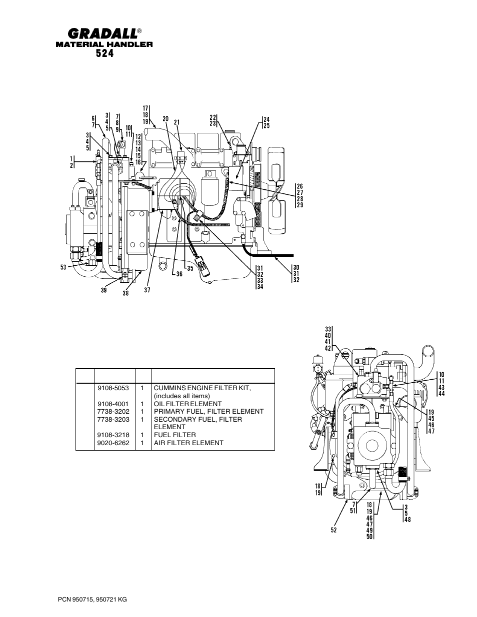Gradall 524 Parts Manual User Manual | Page 66 / 312