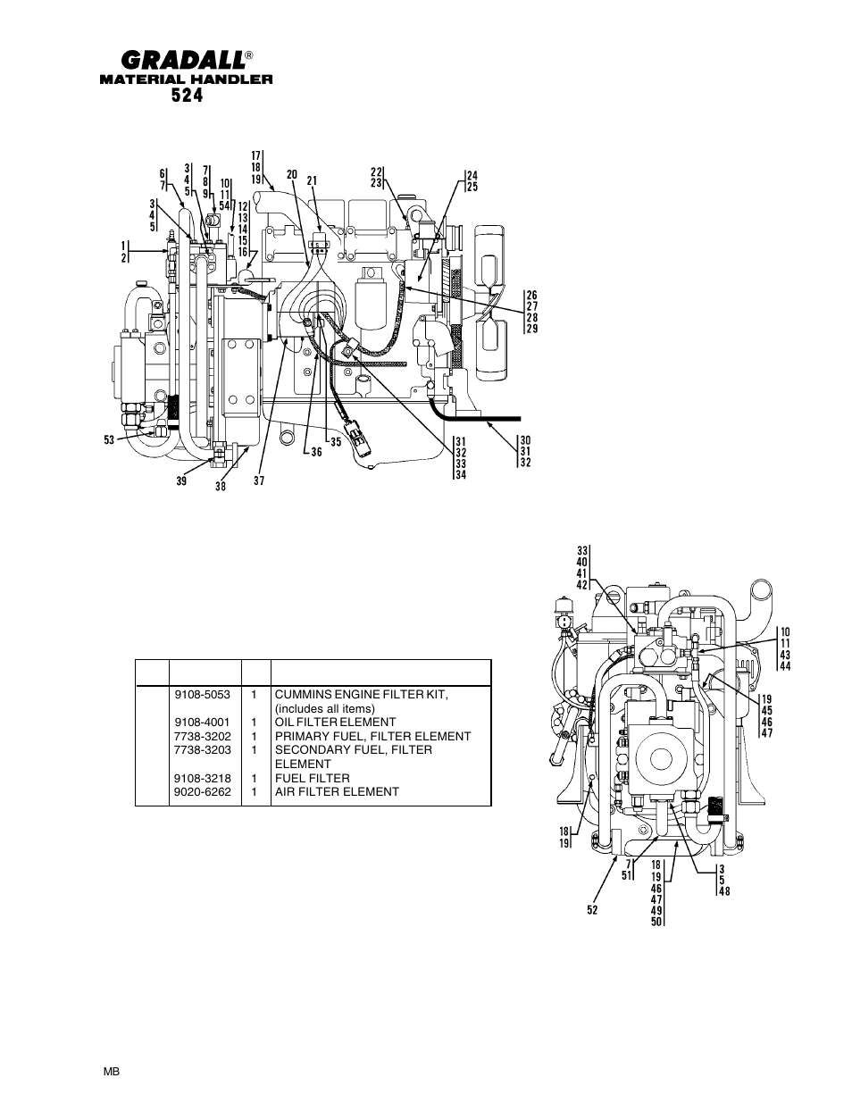Gradall 524 Parts Manual User Manual | Page 68 / 312
