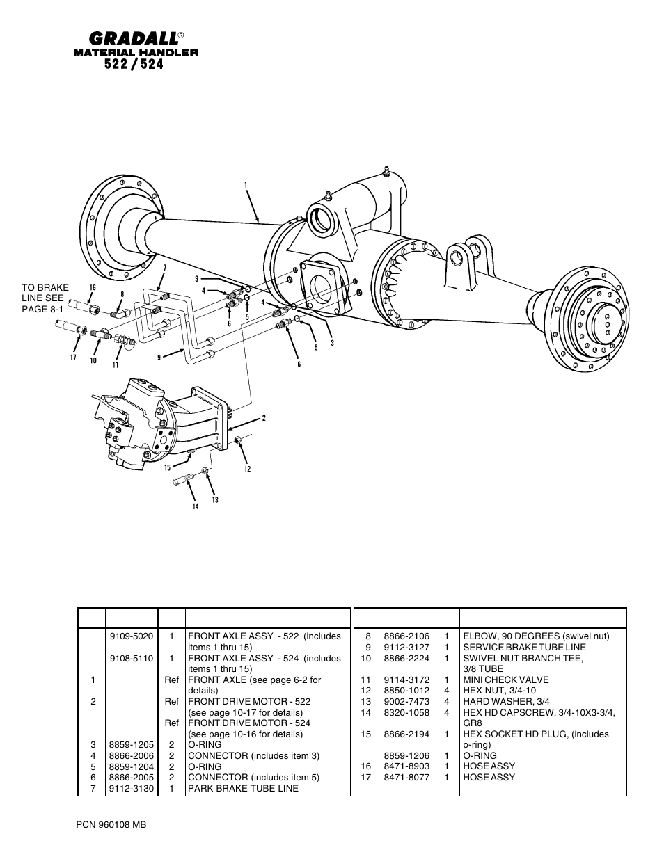 Gradall 524 Parts Manual User Manual | Page 84 / 312