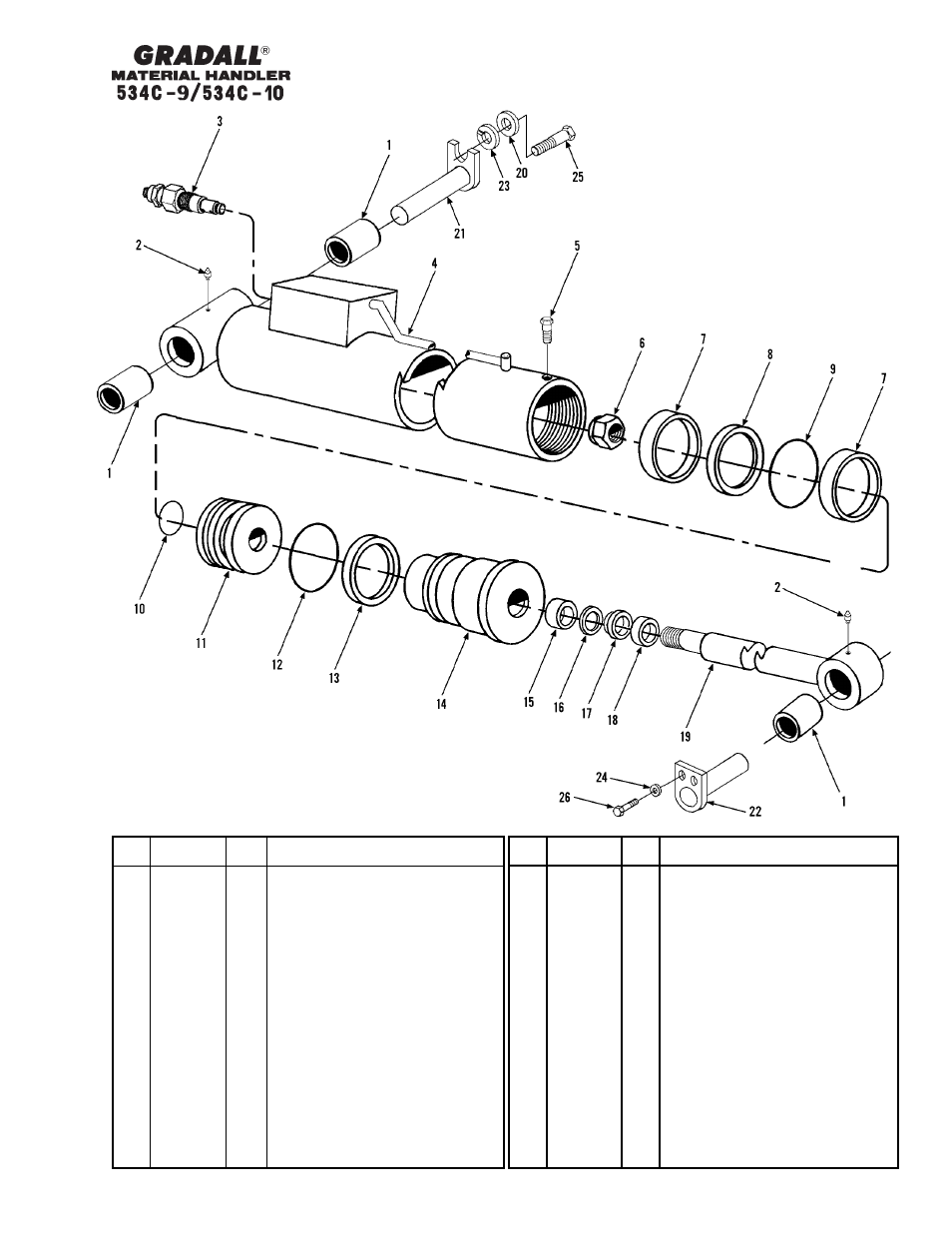 Gradall 534C-10 Parts Manual User Manual | Page 151 / 255