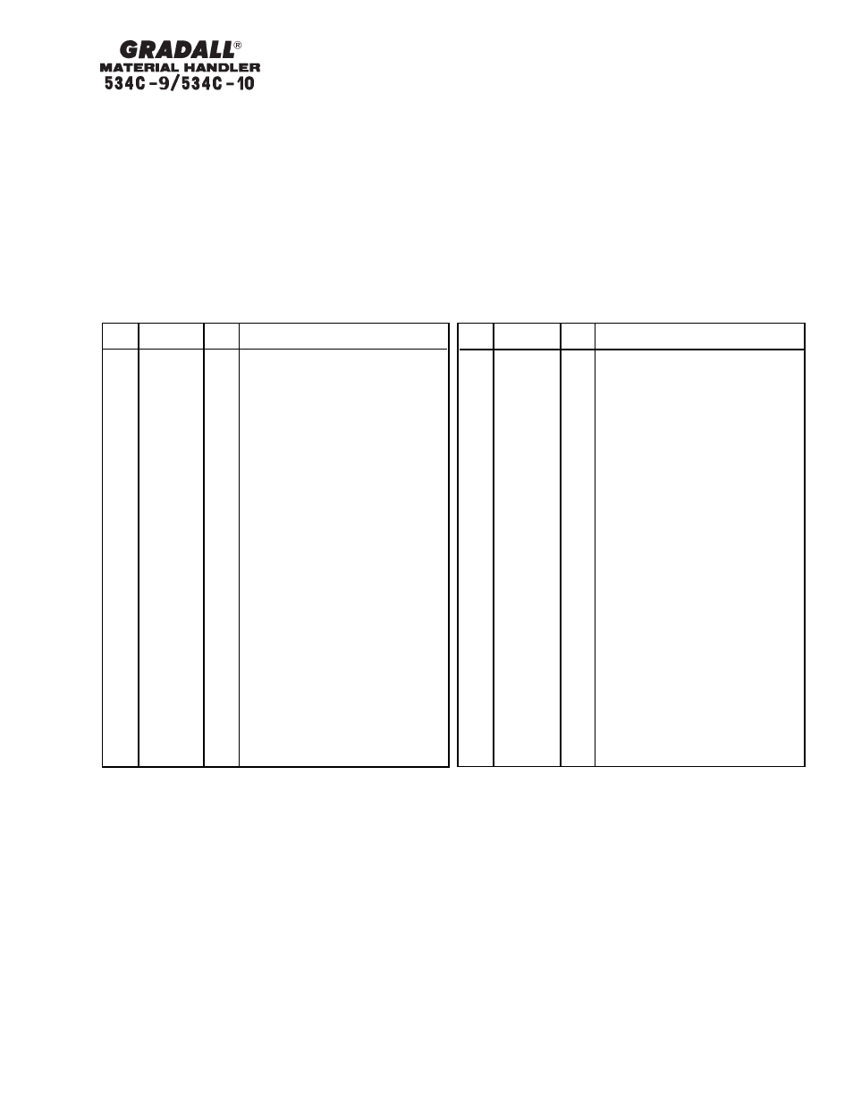 Gradall 534C-10 Parts Manual User Manual | Page 181 / 255