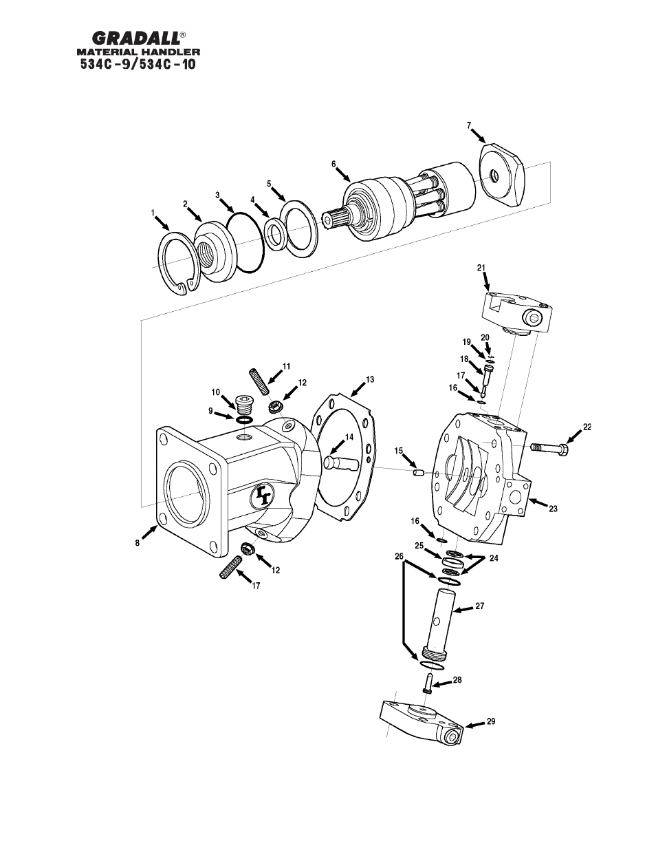 Gradall 534C-10 Parts Manual User Manual | Page 185 / 255