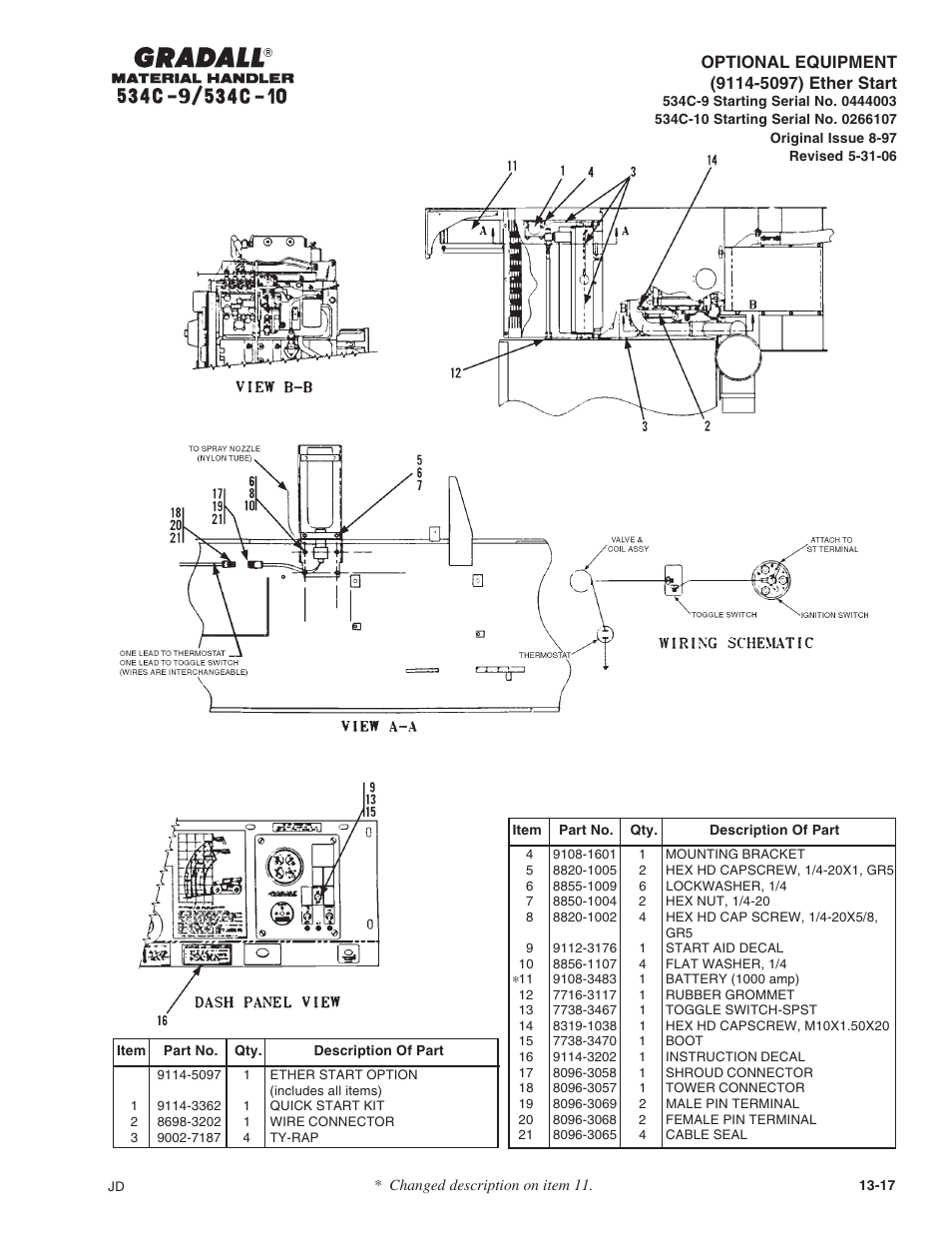 Gradall 534C-10 Parts Manual User Manual | Page 237 / 255