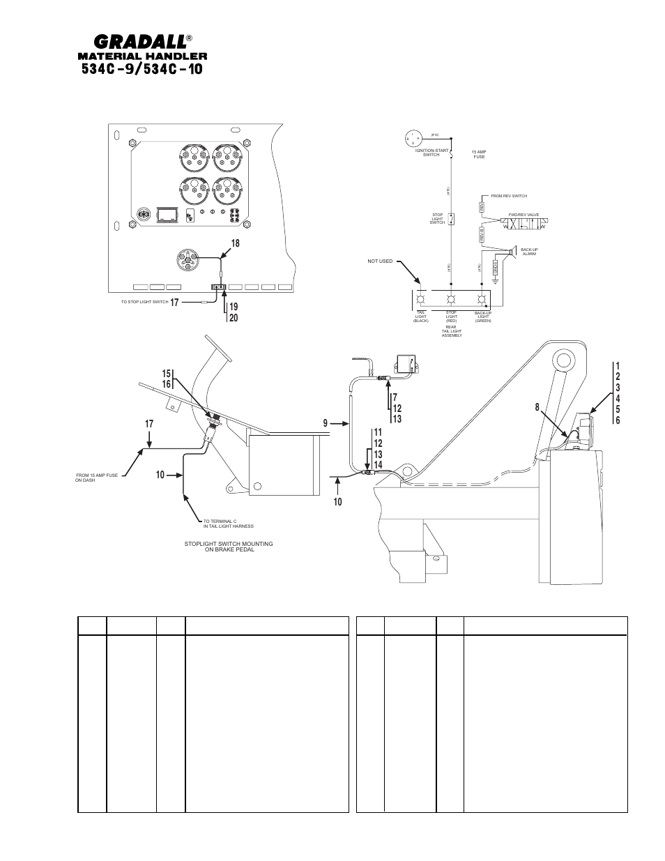 Gradall 534C-10 Parts Manual User Manual | Page 255 / 255