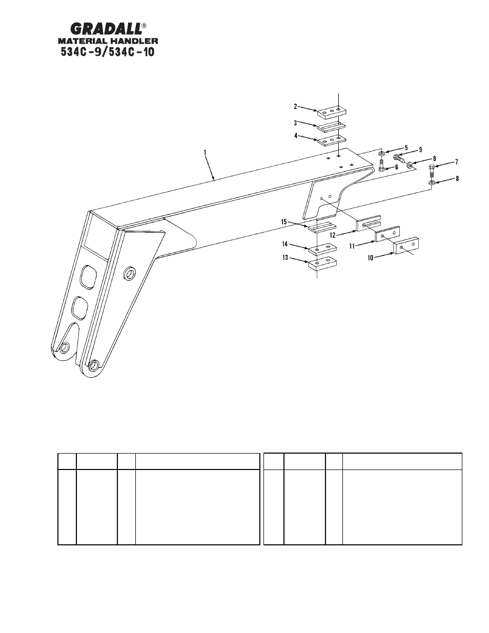 Gradall 534C-10 Parts Manual User Manual | Page 42 / 255