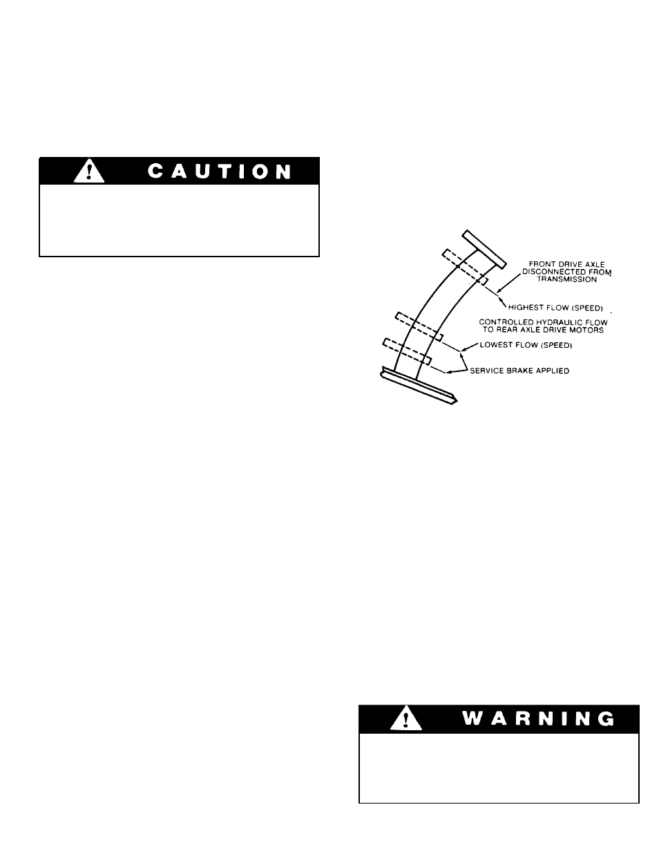 Inching travel, Rear driving axle | Gradall 534B (9103-1148) Operation Manual User Manual | Page 13 / 24