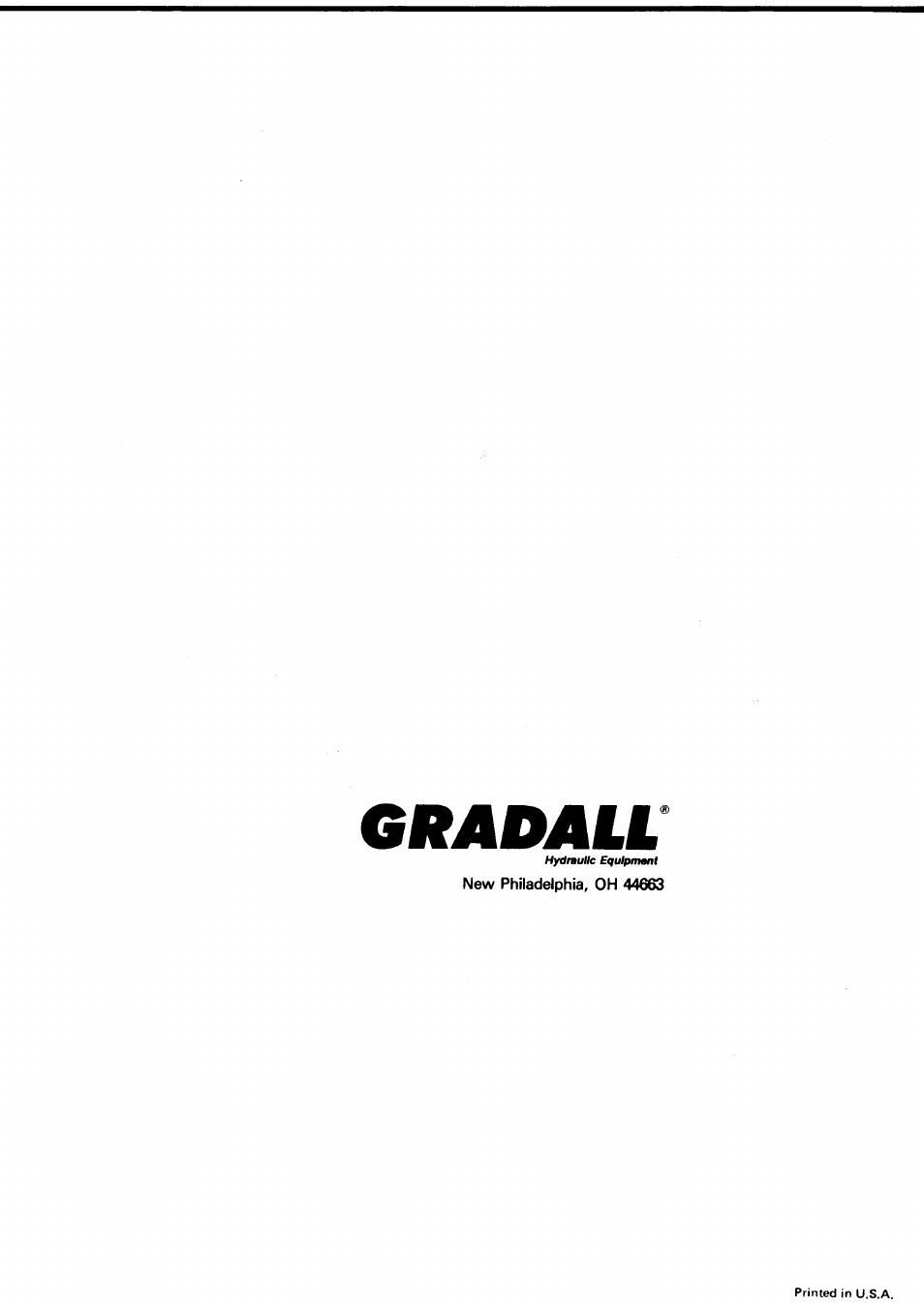 Gradall 534B (9103-1148) Operation Manual User Manual | Page 24 / 24