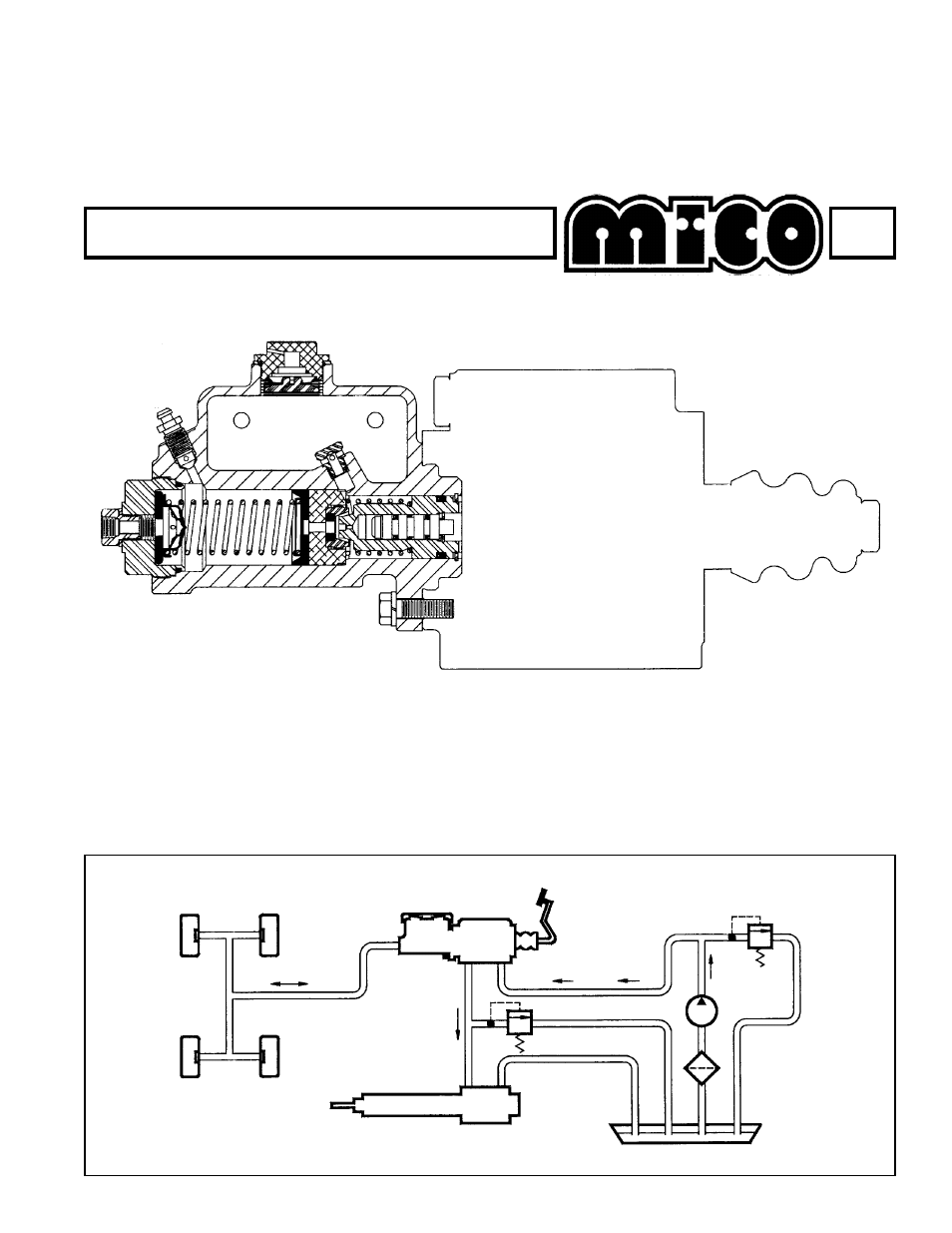 460-159 mico hydraulic brake valve, Service instructions | Gradall 534B (9020-7317) Service Manual User Manual | Page 105 / 244
